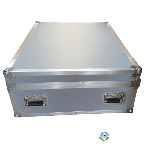 Wood Crates For Sale: New 43x31x13 Felt Lined Silver Cases with Wheels New York In New York - image 1 Wood Crates For Sale: New 43x31x13 Felt Lined Silver Cases with Wheels New York In New York - image 1