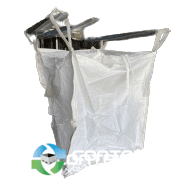 Bulk Bags - FIBC For Sale: New Unprinted 35x35x40 Bulk Bags Duffle Top Spout Discharge 3,000lbs SWL Texas In Texas - image 1 Bulk Bags - FIBC For Sale: New Unprinted 35x35x40 Bulk Bags Duffle Top Spout Discharge 3,000lbs SWL Texas In Texas - image 1