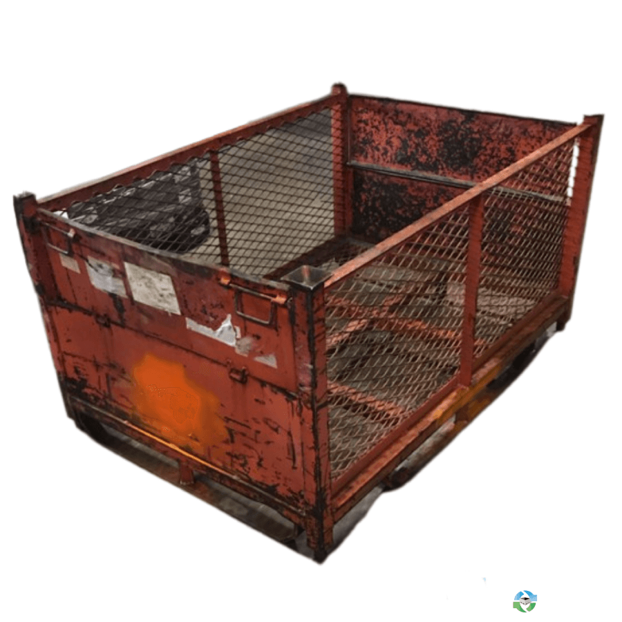 Wire Baskets For Sale: Used 60x42x31 Wire Basket with 2 drops on the 42" sides Ohio Mississippi In Ohio - image 1 Wire Baskets For Sale: Used 60x42x31 Wire Basket with 2 drops on the 42" sides Ohio Mississippi In Ohio - image 1