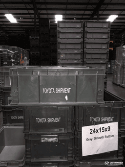 Stacking Totes For Sale: Used 24x15x9 Stacking Totes In Mississippi - image 2 Stacking Totes For Sale: Used 24x15x9 Stacking Totes In Mississippi - image 2