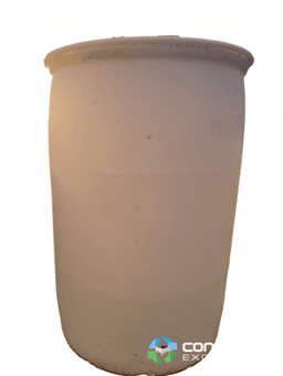 Drums For Sale: Used 55 Gallon Plastic Drums with Attached Lid Non Food Grade In Indiana - image 1 Drums For Sale: Used 55 Gallon Plastic Drums with Attached Lid Non Food Grade In Indiana - image 1
