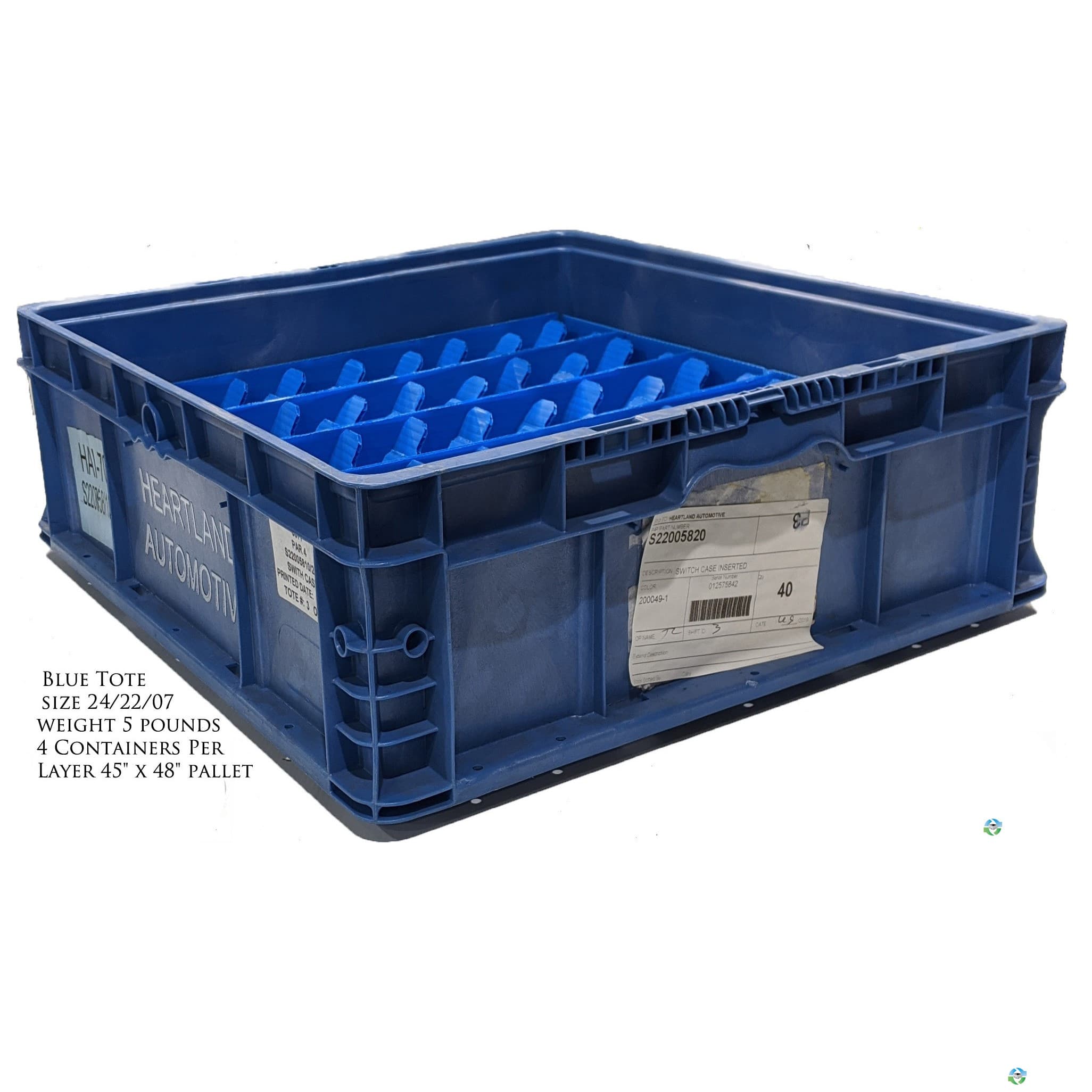 Stacking Totes For Sale: Used 24x22x7 Stacking Totes with Mixed Colors Indiana In Indiana - image 1 Stacking Totes For Sale: Used 24x22x7 Stacking Totes with Mixed Colors Indiana In Indiana - image 1