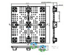 Plastic Pallets For Sale: New 48.75x45.75x5.62  Nestable Plastic Pallets North Carolina In North Carolina - image  2 Plastic Pallets For Sale: New 48.75x45.75x5.62  Nestable Plastic Pallets North Carolina In North Carolina - image  2