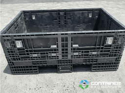 Pallet Containers For Sale: Used 64x48x25 Collapsible Pallet Containers w. Drop Doors Texas In Texas - image  1 Pallet Containers For Sale: Used 64x48x25 Collapsible Pallet Containers w. Drop Doors Texas In Texas - image  1