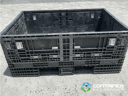 Pallet Containers For Sale: Used 64x48x25 Collapsible Pallet Containers w. Drop Doors Texas In Texas - image  1 Pallet Containers For Sale: Used 64x48x25 Collapsible Pallet Containers w. Drop Doors Texas In Texas - image  1