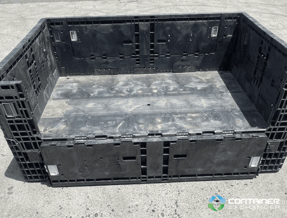 Pallet Containers For Sale: Used 64x48x25 Collapsible Pallet Containers w. Drop Doors Texas In Texas - image  2 Pallet Containers For Sale: Used 64x48x25 Collapsible Pallet Containers w. Drop Doors Texas In Texas - image  2