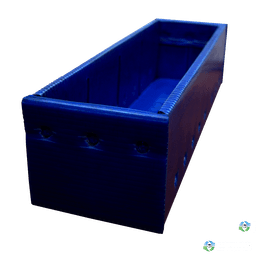 Organizer Bins For Sale: Used 19.5x5.25x5 Lightweight and Durable Blue Corrugated Plastic Bins Rhode Island In Rhode Island - image 1 Organizer Bins For Sale: Used 19.5x5.25x5 Lightweight and Durable Blue Corrugated Plastic Bins Rhode Island In Rhode Island - image 1