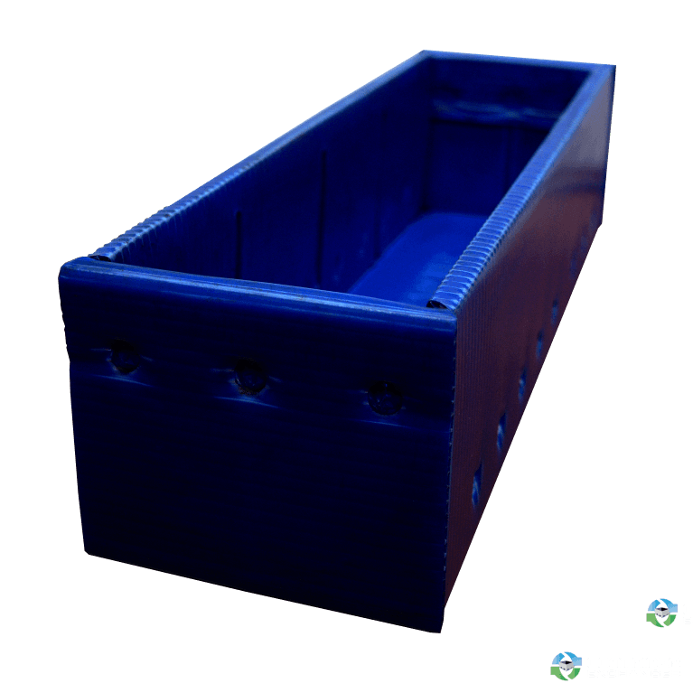 Organizer Bins For Sale: Used 19.5x5.25x5 Lightweight and Durable Blue Corrugated Plastic Bins Rhode Island In Rhode Island - image 1 Organizer Bins For Sale: Used 19.5x5.25x5 Lightweight and Durable Blue Corrugated Plastic Bins Rhode Island In Rhode Island - image 1