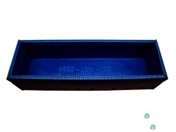 Organizer Bins For Sale: Used 19.5x5.25x5 Lightweight and Durable Blue Corrugated Plastic Bins Rhode Island In Rhode Island - image 3 Organizer Bins For Sale: Used 19.5x5.25x5 Lightweight and Durable Blue Corrugated Plastic Bins Rhode Island In Rhode Island - image 3