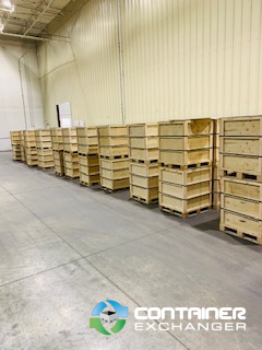 Wood Crates For Sale: Used 27.75x27.75x34 Rigid Wood Crates Tennessee In Tennessee - image 3