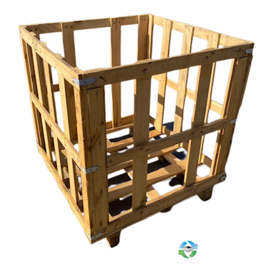 Wood Crates For Sale: Used 44x44x46 Super Sack Shipping Crates Texas In Texas - image 1