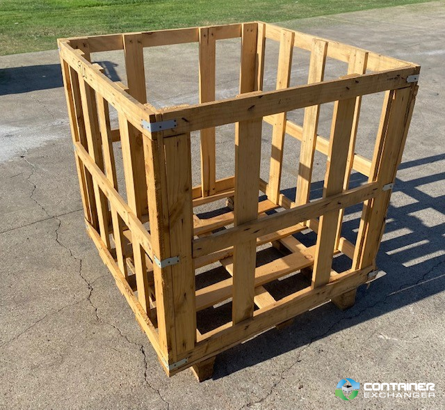 Wood Crates For Sale: Used 44x44x46 Super Sack Shipping Crates Texas In Texas - image 2