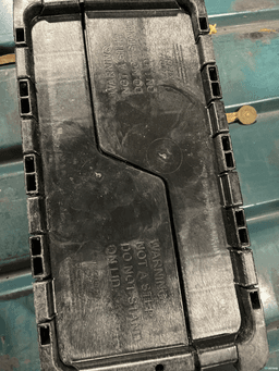 Stack & Nest Totes For Sale: USED 14X8X7 Stack and Nest Totes with Attached Lid Ontario In Ontario - image 2 Stack & Nest Totes For Sale: USED 14X8X7 Stack and Nest Totes with Attached Lid Ontario In Ontario - image 2