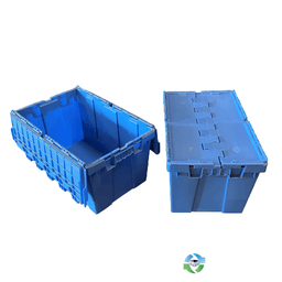 Stack & Nest Totes For Sale: New 25x15x13 Buckhorn Attached Lid Container South Carolina In South Carolina - image 1 Stack & Nest Totes For Sale: New 25x15x13 Buckhorn Attached Lid Container South Carolina In South Carolina - image 1