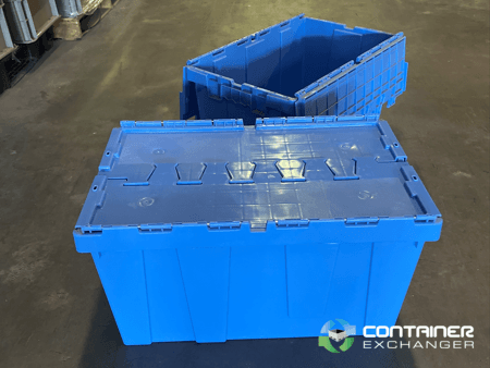 Stack & Nest Totes For Sale: New 25x15x13 Buckhorn Attached Lid Container South Carolina In South Carolina - image 2 Stack & Nest Totes For Sale: New 25x15x13 Buckhorn Attached Lid Container South Carolina In South Carolina - image 2