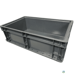 Stacking Totes For Sale: New 24x15x7.5 Plastic Straight Wall Containers from HDPE (SF241507SS) In North Carolina - image  1 Stacking Totes For Sale: New 24x15x7.5 Plastic Straight Wall Containers from HDPE (SF241507SS) In North Carolina - image  1