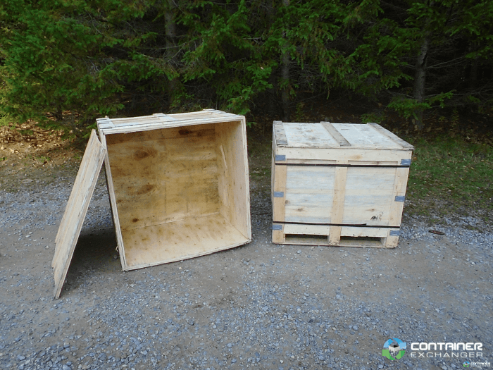 Wood Crates For Sale: Used Wooden Crates with Reinforced Sides and Frame with Mixed Sizes Ontario In Ontario - image  3 Wood Crates For Sale: Used Wooden Crates with Reinforced Sides and Frame with Mixed Sizes Ontario In Ontario - image  3