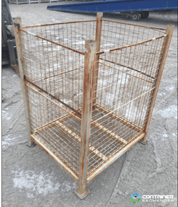 Wire Baskets For Sale: Used 40.5×34.5×51 Wire Baskets with 2 drop doors Ohio In Ohio - image 2 Wire Baskets For Sale: Used 40.5×34.5×51 Wire Baskets with 2 drop doors Ohio In Ohio - image 2