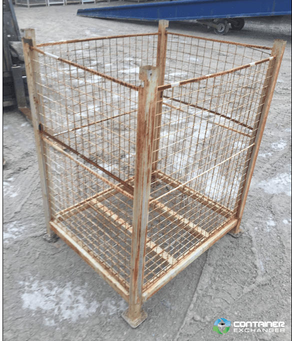 Wire Baskets For Sale: Used 40.5×34.5×51 Wire Baskets with 2 drop doors Ohio In Ohio - image 2 Wire Baskets For Sale: Used 40.5×34.5×51 Wire Baskets with 2 drop doors Ohio In Ohio - image 2