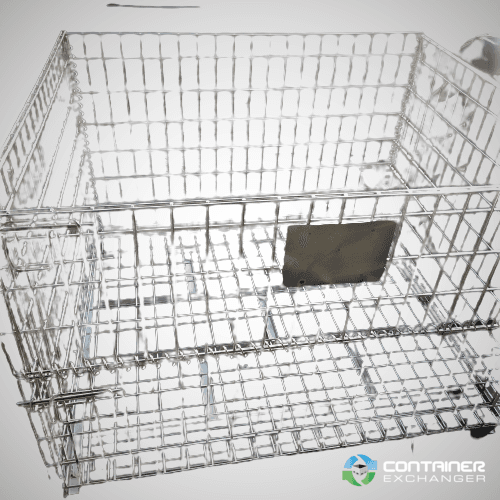 Wire Baskets For Sale: New 40x32x34 Overall Height(28” Clear Height) Wire Baskets - Collapsible Ohio In Ohio - image 1 Wire Baskets For Sale: New 40x32x34 Overall Height(28” Clear Height) Wire Baskets - Collapsible Ohio In Ohio - image 1