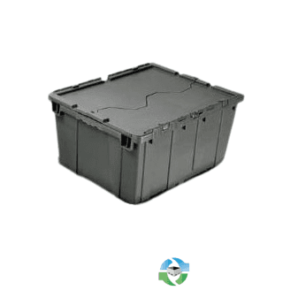 Stack & Nest Totes For Sale: Clearanced - New 21x15x9 Stack & Nest Totes Attached Lid Georgia In Georgia - image 1 Stack & Nest Totes For Sale: Clearanced - New 21x15x9 Stack & Nest Totes Attached Lid Georgia In Georgia - image 1