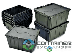 Stack & Nest Totes For Sale: Clearanced - New 21x15x9 Stack & Nest Totes Attached Lid Georgia In Georgia - image 3 Stack & Nest Totes For Sale: Clearanced - New 21x15x9 Stack & Nest Totes Attached Lid Georgia In Georgia - image 3