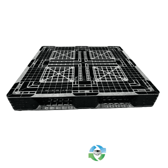 Plastic Pallets For Sale: One-time Used 43x43x5-6 Heavy Duty Stackable Plastic Pallets Ontario In Ontario - image  1 Plastic Pallets For Sale: One-time Used 43x43x5-6 Heavy Duty Stackable Plastic Pallets Ontario In Ontario - image  1