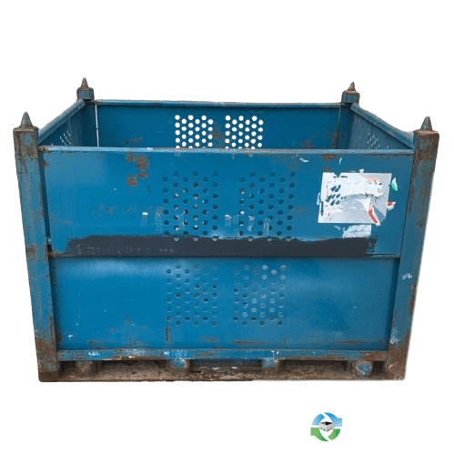 Metal Bins For Sale: Used 54x44x39 Rigid Metal Bins 2 Drop Gates Ontario In Ontario - image  1 Metal Bins For Sale: Used 54x44x39 Rigid Metal Bins 2 Drop Gates Ontario In Ontario - image  1