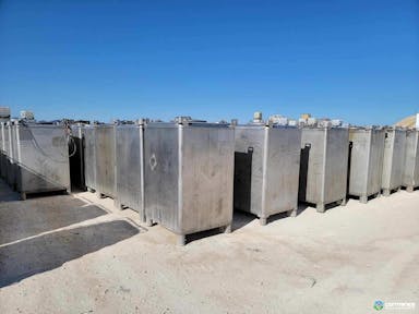 IBC Totes For Sale: Reconditioned 550 Gallon SS304 Side Drain Stainless Steel IBC Tote Non Food Grade In Texas - image 1