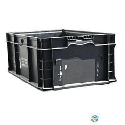 Stacking Totes For Sale: Used 24x15x11 ESD Plastic Stacking Containers Texas In Texas - image 1 Stacking Totes For Sale: Used 24x15x11 ESD Plastic Stacking Containers Texas In Texas - image 1