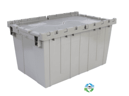 Stack & Nest Totes For Sale: CLEARANCE SALE New 25x15x14 Attached Lid Container In Georgia - image 1 Stack & Nest Totes For Sale: CLEARANCE SALE New 25x15x14 Attached Lid Container In Georgia - image 1