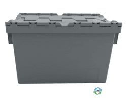 Stack & Nest Totes For Sale: CLEARANCE SALE New 24x16x16 Attached Lid Container In Georgia - image 1 Stack & Nest Totes For Sale: CLEARANCE SALE New 24x16x16 Attached Lid Container In Georgia - image 1