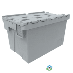 Stack & Nest Totes For Sale: CLEARANCE SALE New 24x16x12 Handheld Attached Lid Container Georgia In Georgia - image 1 Stack & Nest Totes For Sale: CLEARANCE SALE New 24x16x12 Handheld Attached Lid Container Georgia In Georgia - image 1