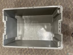 Stack & Nest Totes For Sale: Used Orbis 23.6x15.8x9.2 Stack and Nest Totes, Gray
Minimum 0rder = 120
Add $0.50 each for less than the full lot In Missouri - image 2 Stack & Nest Totes For Sale: Used Orbis 23.6x15.8x9.2 Stack and Nest Totes, Gray
Minimum 0rder = 120
Add $0.50 each for less than the full lot In Missouri - image 2