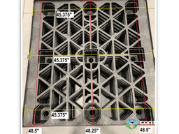Plastic Pallets For Sale: New 48x45x6 Mesh Top Deck Nestable Plastic Pallets Texas In Texas - image  2 Plastic Pallets For Sale: New 48x45x6 Mesh Top Deck Nestable Plastic Pallets Texas In Texas - image  2