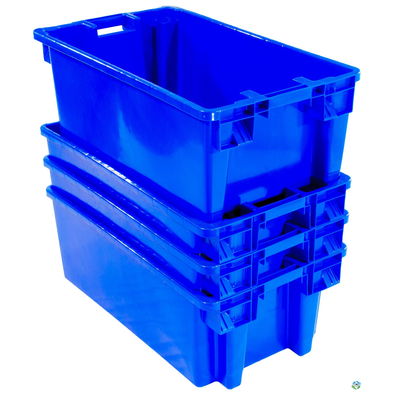 Stack & Nest Totes For Sale: NEW 32x18x12 Stack and Nest Totes Solid Sides and Base Made -FDA approved Ontario In Ontario - image 2 Stack & Nest Totes For Sale: NEW 32x18x12 Stack and Nest Totes Solid Sides and Base Made -FDA approved Ontario In Ontario - image 2