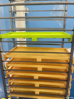 Food Totes & Trays For Sale: Used 29x19x2.25 Ventilated Plastic Trays with FREE Bakery Racks - New Jersey In New Jersey - image 3 Food Totes & Trays For Sale: Used 29x19x2.25 Ventilated Plastic Trays with FREE Bakery Racks - New Jersey In New Jersey - image 3