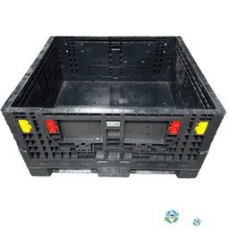 Pallet Containers For Sale: Used 45x48x25 Collapsible Bulk Containers Michigan In Michigan - image 1 Pallet Containers For Sale: Used 45x48x25 Collapsible Bulk Containers Michigan In Michigan - image 1