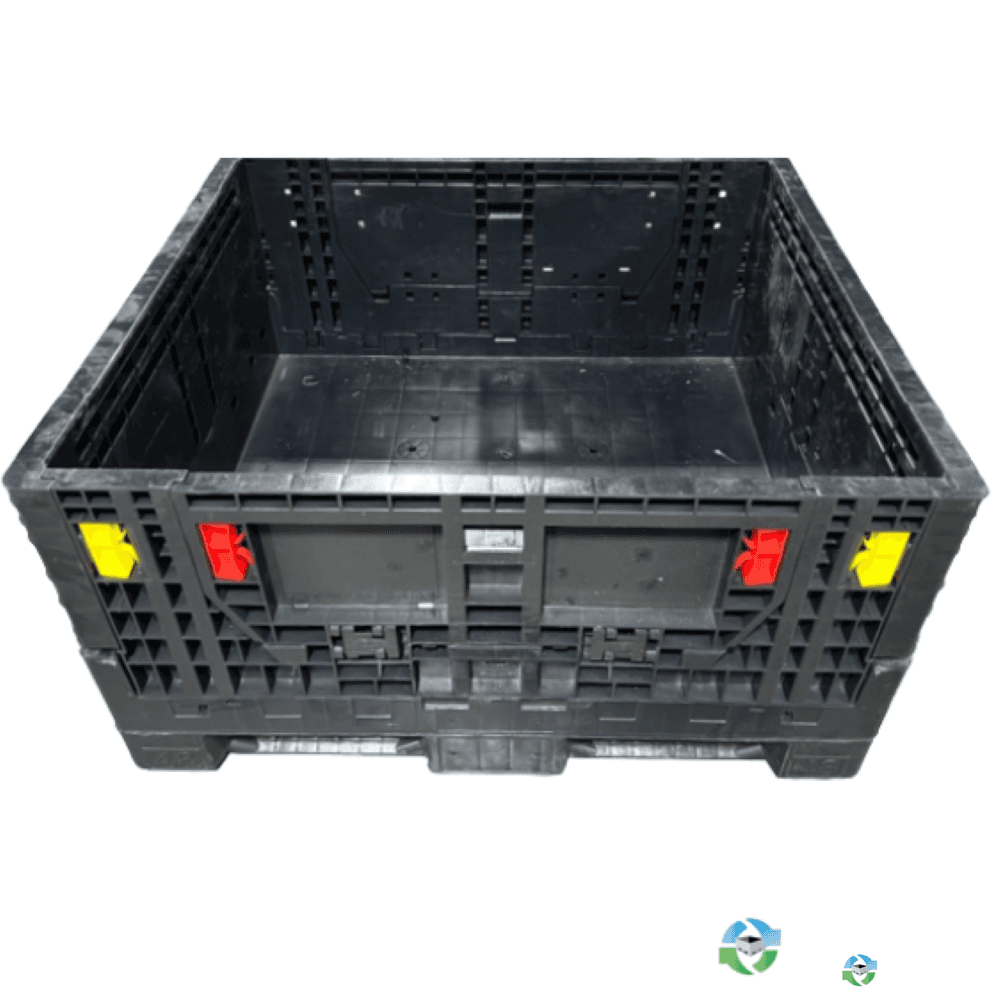 Pallet Containers For Sale: Used 45x48x25 Collapsible Bulk Containers Michigan In Michigan - image 1 Pallet Containers For Sale: Used 45x48x25 Collapsible Bulk Containers Michigan In Michigan - image 1