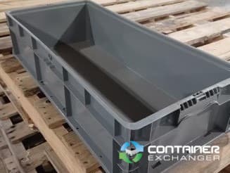 Stacking Totes For Sale: Used Orbis 32x15x7 Grey Stacking Totes Indiana In Indiana - image 1 Stacking Totes For Sale: Used Orbis 32x15x7 Grey Stacking Totes Indiana In Indiana - image 1