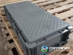 Stacking Totes For Sale: Used Orbis 32x15x7 Grey Stacking Totes Indiana In Indiana - image 2 Stacking Totes For Sale: Used Orbis 32x15x7 Grey Stacking Totes Indiana In Indiana - image 2