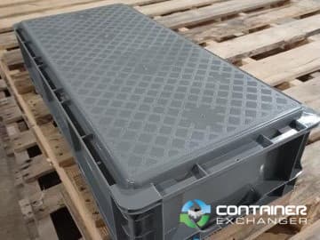 Stacking Totes For Sale: Used Orbis 32x15x7 Grey Stacking Totes Indiana In Indiana - image 2 Stacking Totes For Sale: Used Orbis 32x15x7 Grey Stacking Totes Indiana In Indiana - image 2