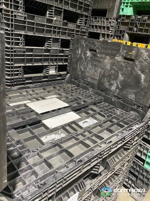 Pallet Containers For Sale: Used 56x48x34 Collapsible Bulk Containers with 2 Drop Doors South Carolina In South Carolina - image  2 Pallet Containers For Sale: Used 56x48x34 Collapsible Bulk Containers with 2 Drop Doors South Carolina In South Carolina - image  2