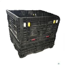 Pallet Containers For Sale: Used 45x48x42 Collapsible Bulk Containers with Drop Doors South Carolina In South Carolina - image 1 Pallet Containers For Sale: Used 45x48x42 Collapsible Bulk Containers with Drop Doors South Carolina In South Carolina - image 1
