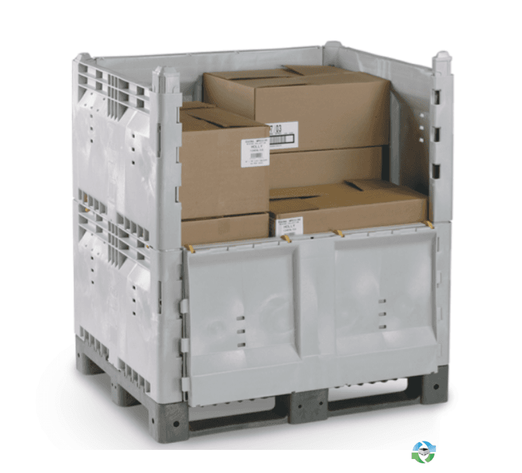 Pallet Containers For Sale: New 48x40x50 KitBin XT Extended Height Collapsible Bulk Containers  FDA Approved Michigan In Michigan - image  2 Pallet Containers For Sale: New 48x40x50 KitBin XT Extended Height Collapsible Bulk Containers  FDA Approved Michigan In Michigan - image  2