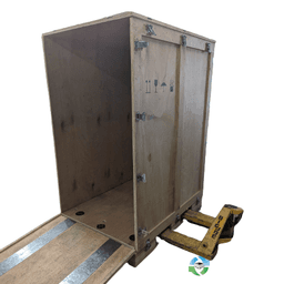 Wood Crates For Sale: Used 66x40x71 Heavy Duty Wood Shipping Crate With Ramps California In California - image 1 Wood Crates For Sale: Used 66x40x71 Heavy Duty Wood Shipping Crate With Ramps California In California - image 1
