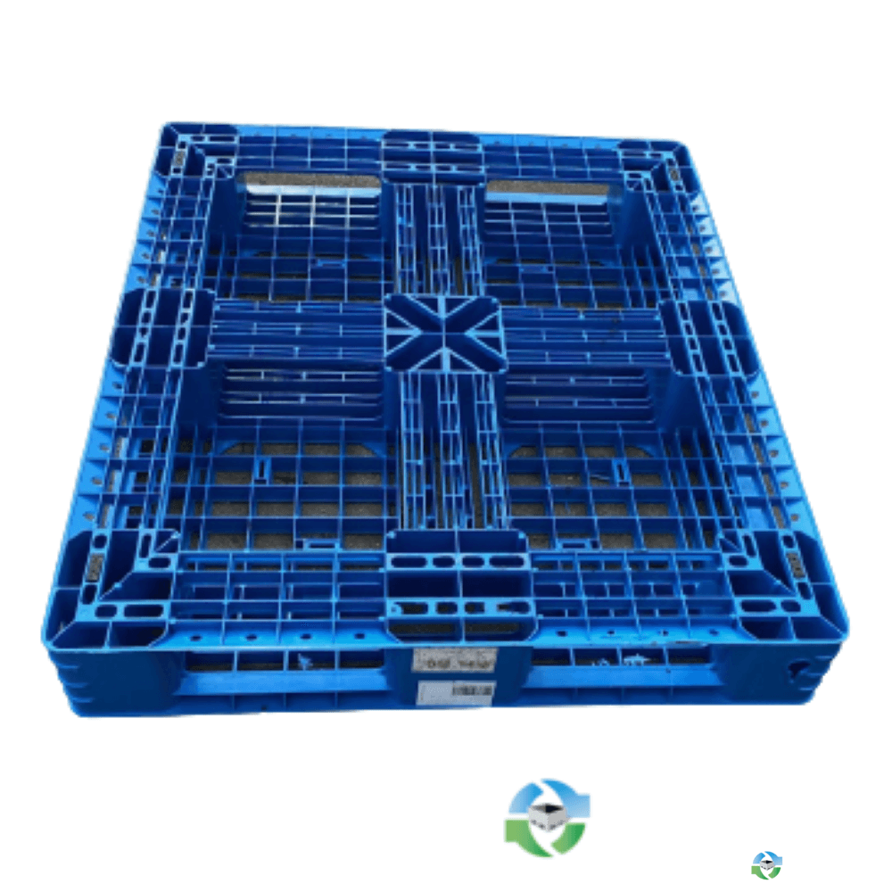 Plastic Pallets For Sale: Used 40x48x6 Heavy Duty Stackable Plastic Pallet IL In Tennessee - image 1 Plastic Pallets For Sale: Used 40x48x6 Heavy Duty Stackable Plastic Pallet IL In Tennessee - image 1