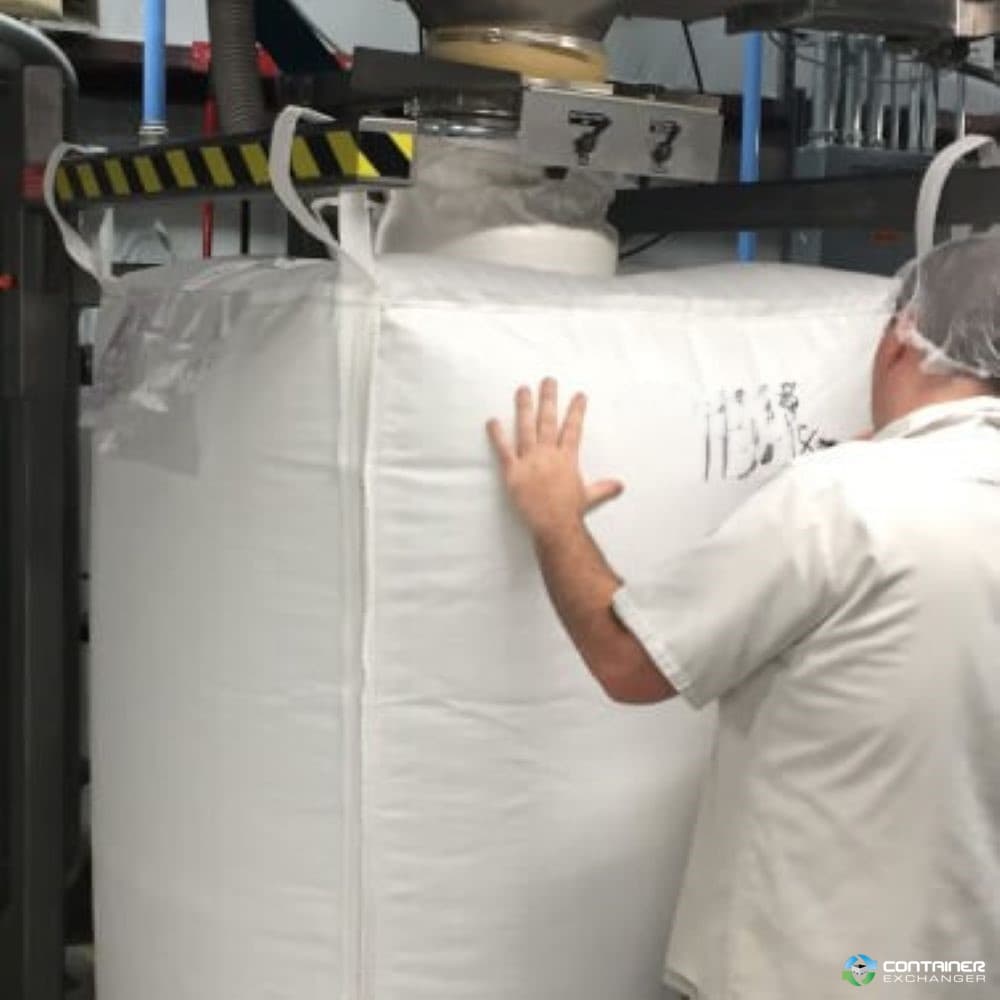 Bulk Bags - FIBC For Sale: New 40x41x42 Bulk Bags Spout Top Flat Bottom Texas In Texas - image 1 Bulk Bags - FIBC For Sale: New 40x41x42 Bulk Bags Spout Top Flat Bottom Texas In Texas - image 1