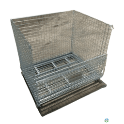 Wire Baskets For Sale: New 48x40x42 (36" inside height) Wire Basket Stackable Collapsible with Drop Gate Georgia In Georgia - image  1 Wire Baskets For Sale: New 48x40x42 (36" inside height) Wire Basket Stackable Collapsible with Drop Gate Georgia In Georgia - image  1