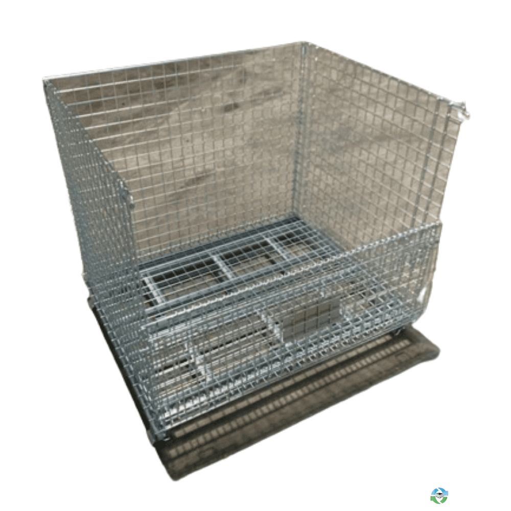 Wire Baskets For Sale: New 48x40x42 (36" inside height) Wire Basket Stackable Collapsible with Drop Gate Georgia In Georgia - image  1 Wire Baskets For Sale: New 48x40x42 (36" inside height) Wire Basket Stackable Collapsible with Drop Gate Georgia In Georgia - image  1